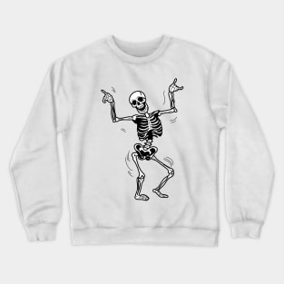 dancing skeleton Crewneck Sweatshirt